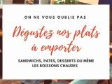 Pensez à la vente à emporter proposée par les restaurateurs locaux